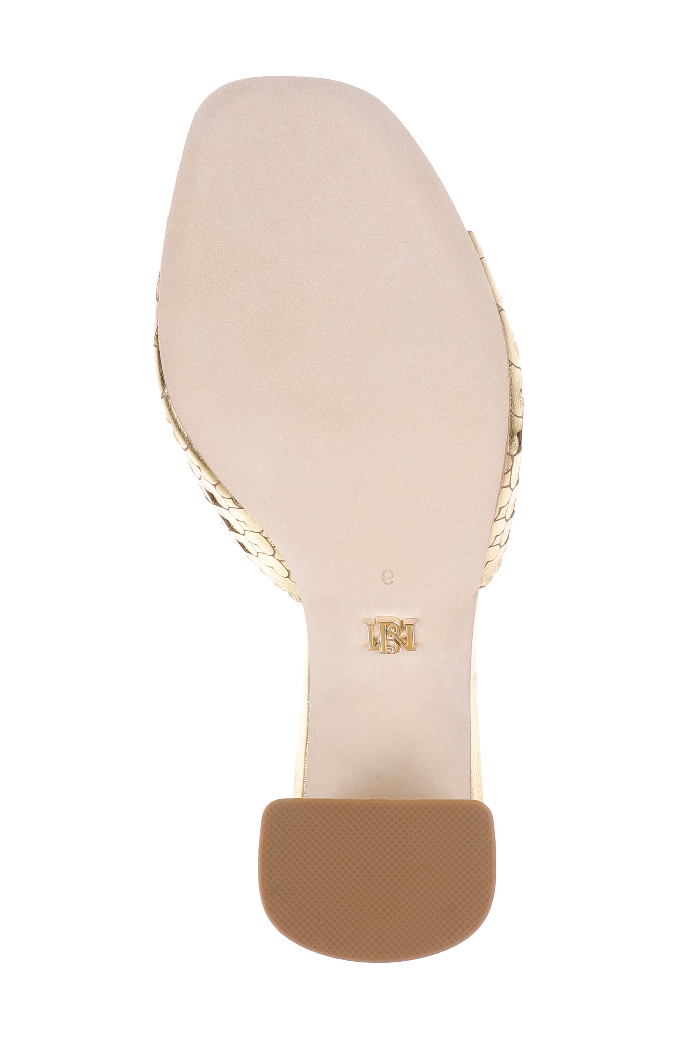 Omni Laser-Cut Heart Sandal, Alternate, color, GOLD METALLIC