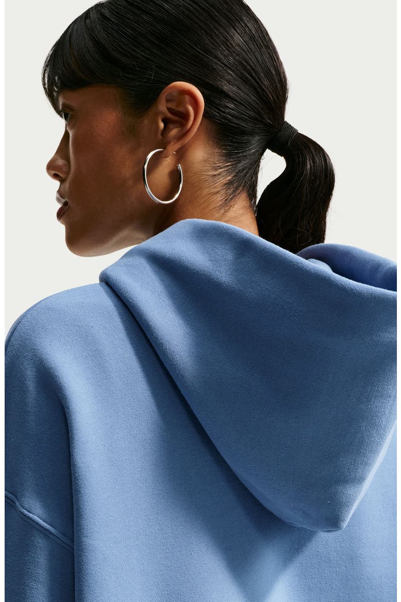 Oversized Pullover Hoodie, Alternate, color, WORK BLUE/ SAIL