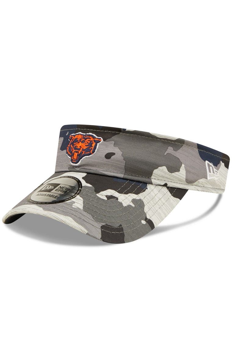 Men's New Era Camo Chicago Bears 2022 NFL Training Camp Official Mascot Adjustable Visor, Main, color, Camo