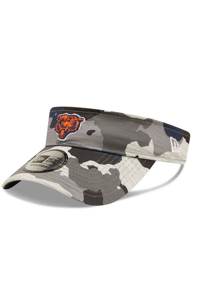 New Era Men's New Era Camo Chicago Bears 2022 NFL Training Camp Official Mascot Adjustable Visor, Main, color,