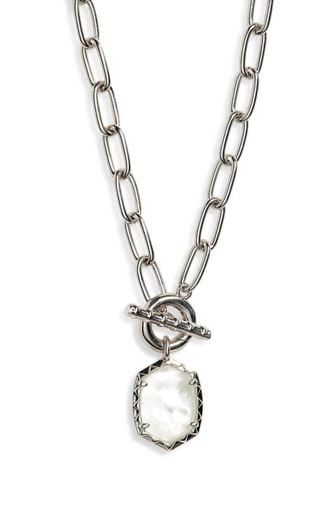 Daphne Pendant Toggle Chain Necklace