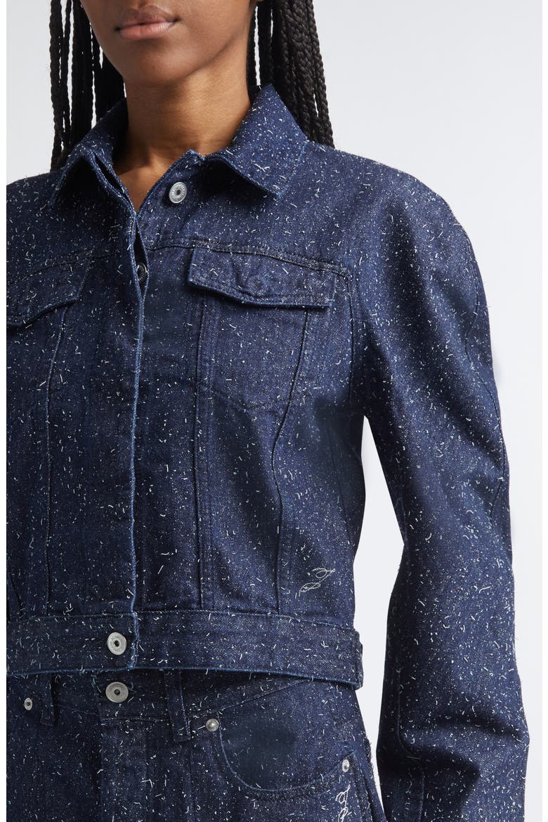 The Ovalo de Nîmes Denim Jacket, Alternate, color, NAVY