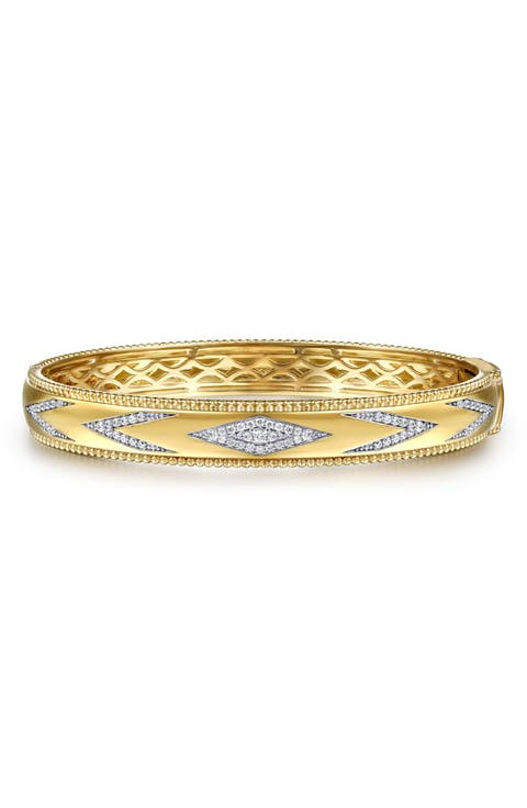 Bujukan Diamond Chevron Pattern Bangle