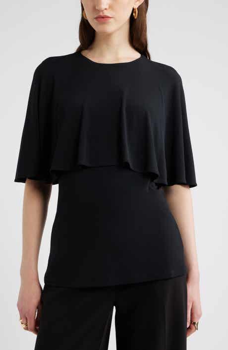 Nordstrom Knit Capelet Top