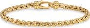 David Yurman Wheat Chain Bracelet in 18K Yellow Gold, 4mm