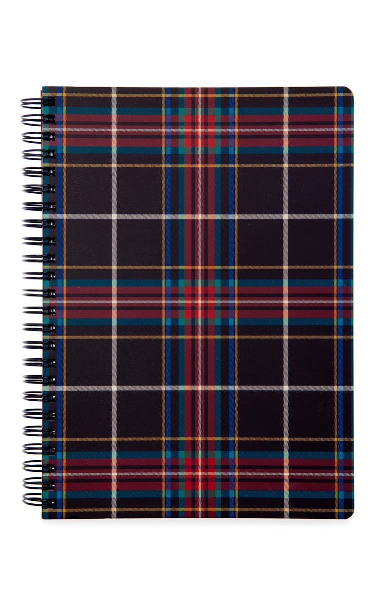 VERA BRADLEY mini tartan plaid pocket notebook, Main, color,