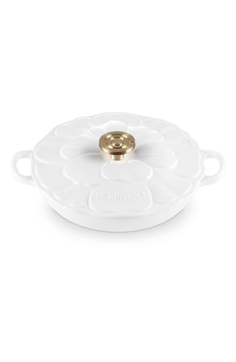 Signature Petal Enameled Cast Iron Braiser