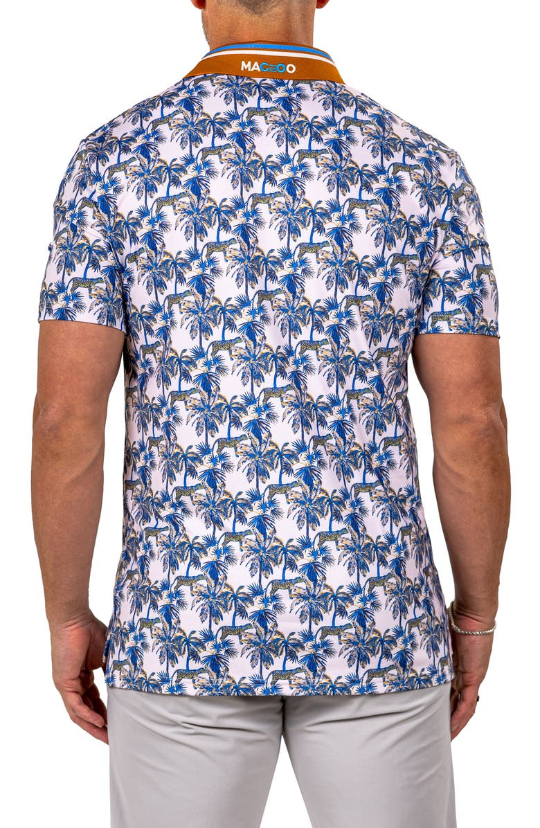 Maceoo Martyr0026 Print Golf Polo, Alternate, color, 
