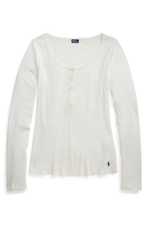 Polo Ralph Lauren Long & Lean Cotton Jersey Lounge Henley