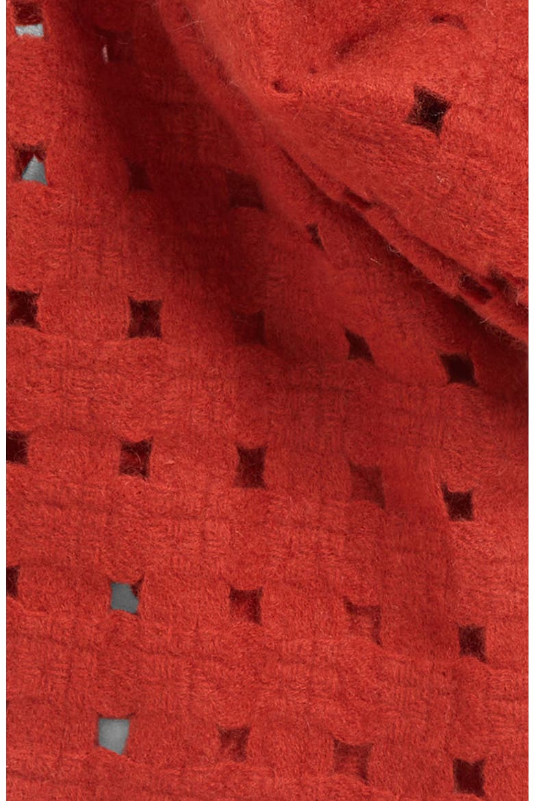 Pixie Cashmere Scarf, Alternate, color, RED