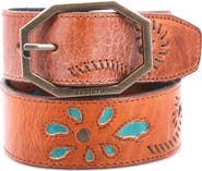 Bed Stu Upswing II Floral Inlay Belt