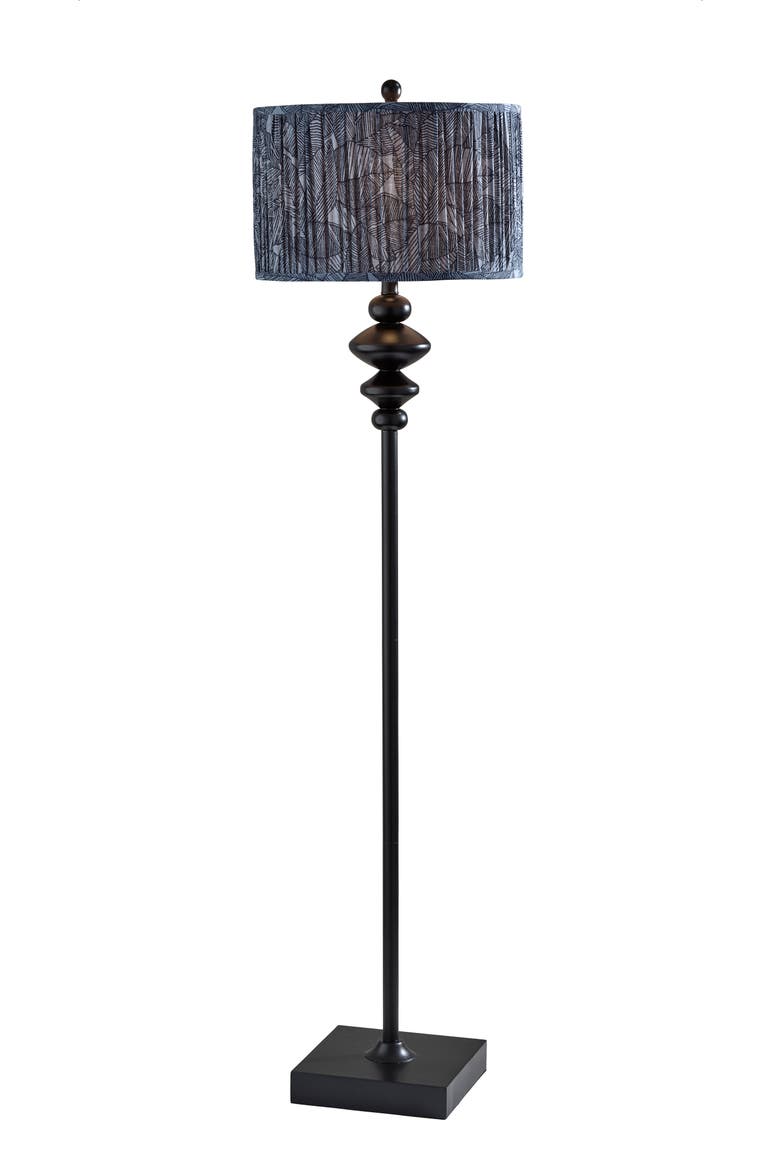 Samira Floor Lamp, Main, color, BLACK