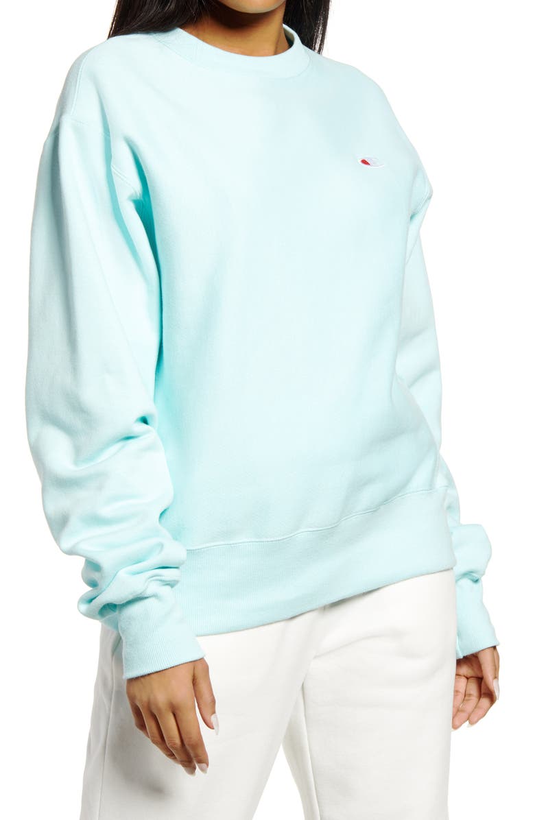 Champion Reverse Weave<sup>®</sup> Boyfriend Sweatshirt, Main, color, 