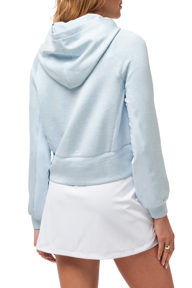 Golden State Drawstring Waist Hoodie, Alternate, color, HEATHER BABY BLUE