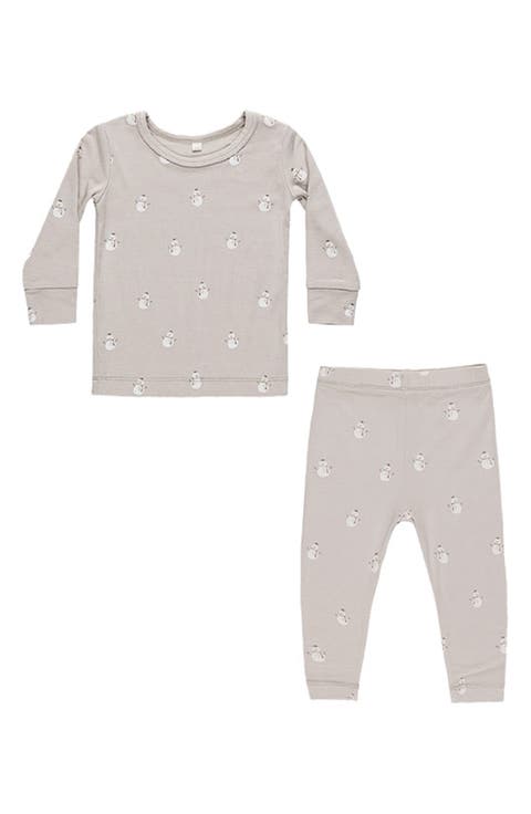Stretch Organic Cotton Two-Piece Fitted Pajamas (Baby)