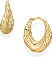 MOD + JO Rue Molten Hoop Earrings