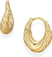 MOD AND JO Rue Molten Hoop Earrings