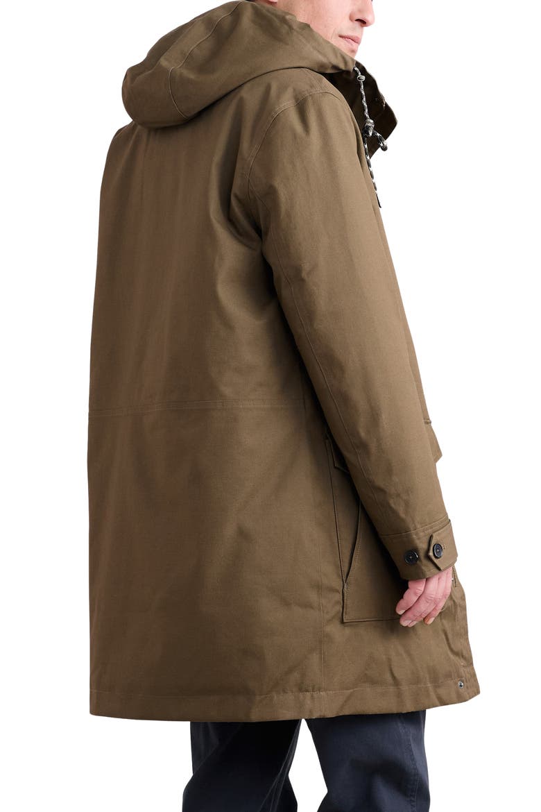 Tidesman Hooded Waterproof Coat, Alternate, color, RIVERBED