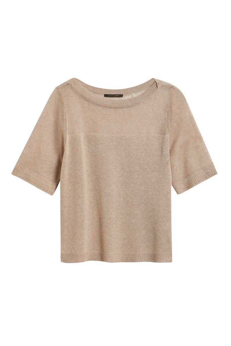 Romi Elbow Sleeve Knit Top, Alternate, color, NATURAL