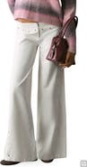 MANGO TEEN Studded Wide Leg Jeans