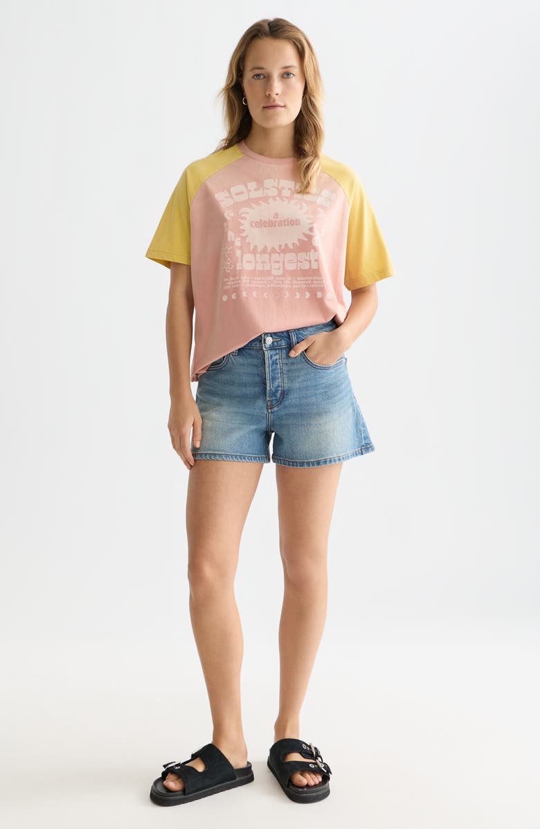 Scotch & Soda Artwork Loose Fit Cotton Graphic T-Shirt, Alternate, color, 