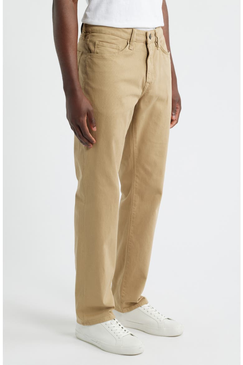Charisma Stretch Cotton Straight Leg Pants, Alternate, color, BEIGE HONEYCOMB