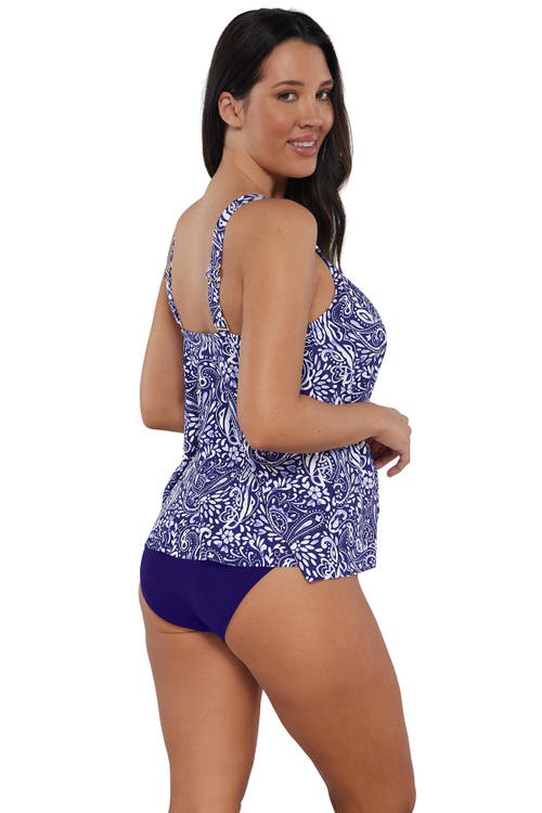 Sunsets Escape Sadie Tankini Swimsuit Top In Marina