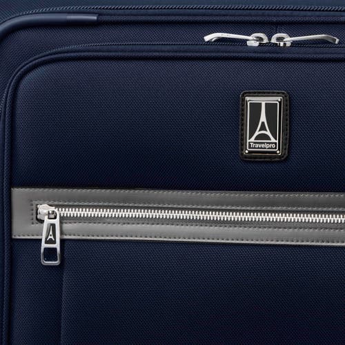 Travelpro Platinum Elite Softside Expandable Medium 25-inch Checked Luggage In Dark Blue