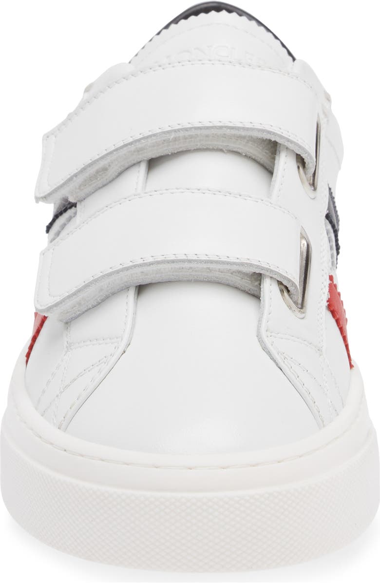 Moncler Kids' Petit Monaco M Low Top Sneaker, Alternate, color, White