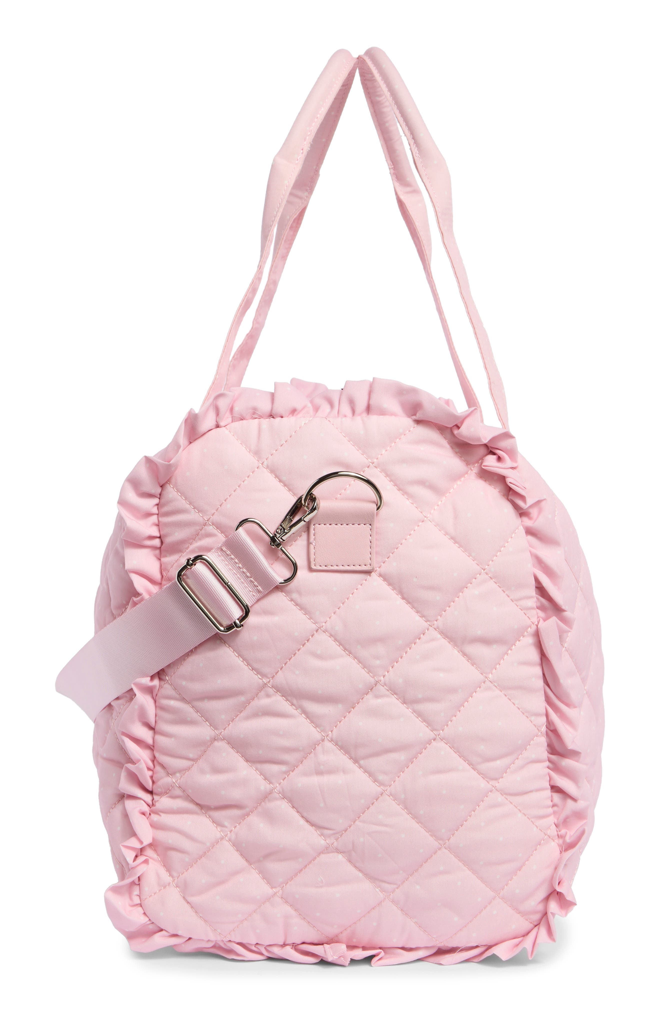 2-Pack Weekend Tote Bags, Alternate, color, PINK POLKA DOT/ PLAID