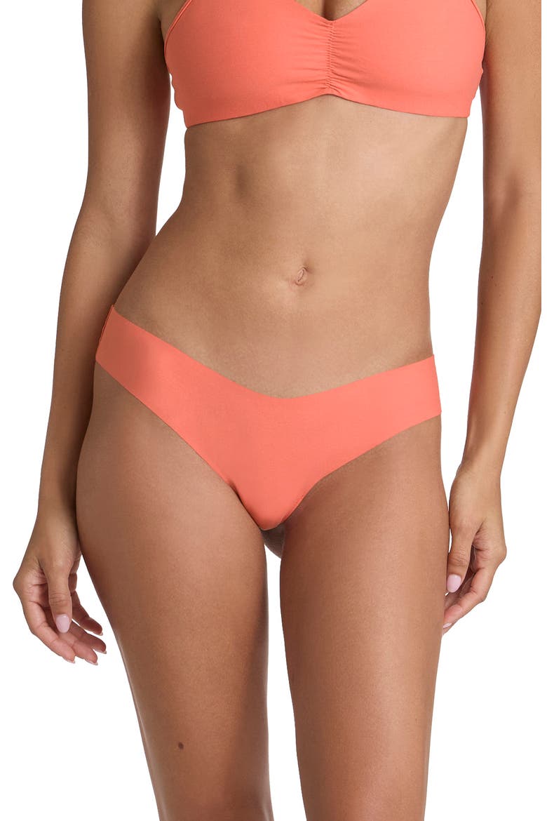 Cotton Thong, Main, color, CORAL