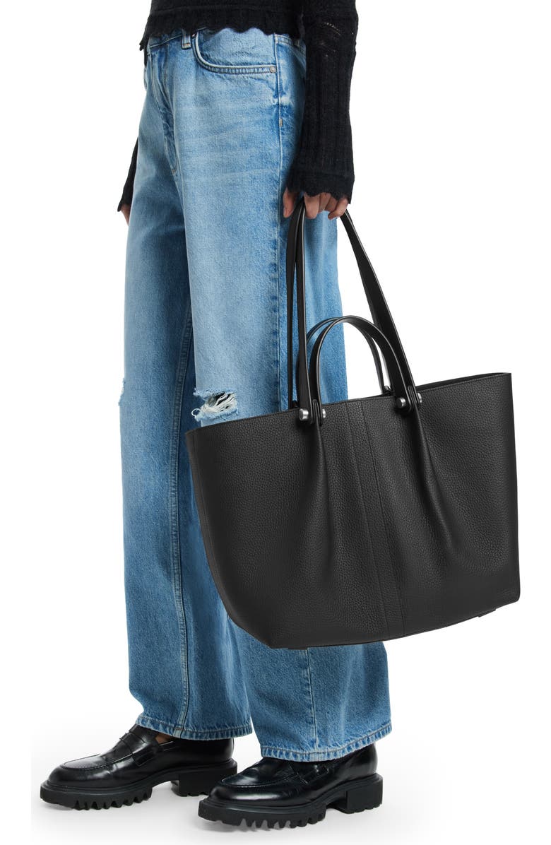 AllSaints Small Allington Tote, Alternate, color,