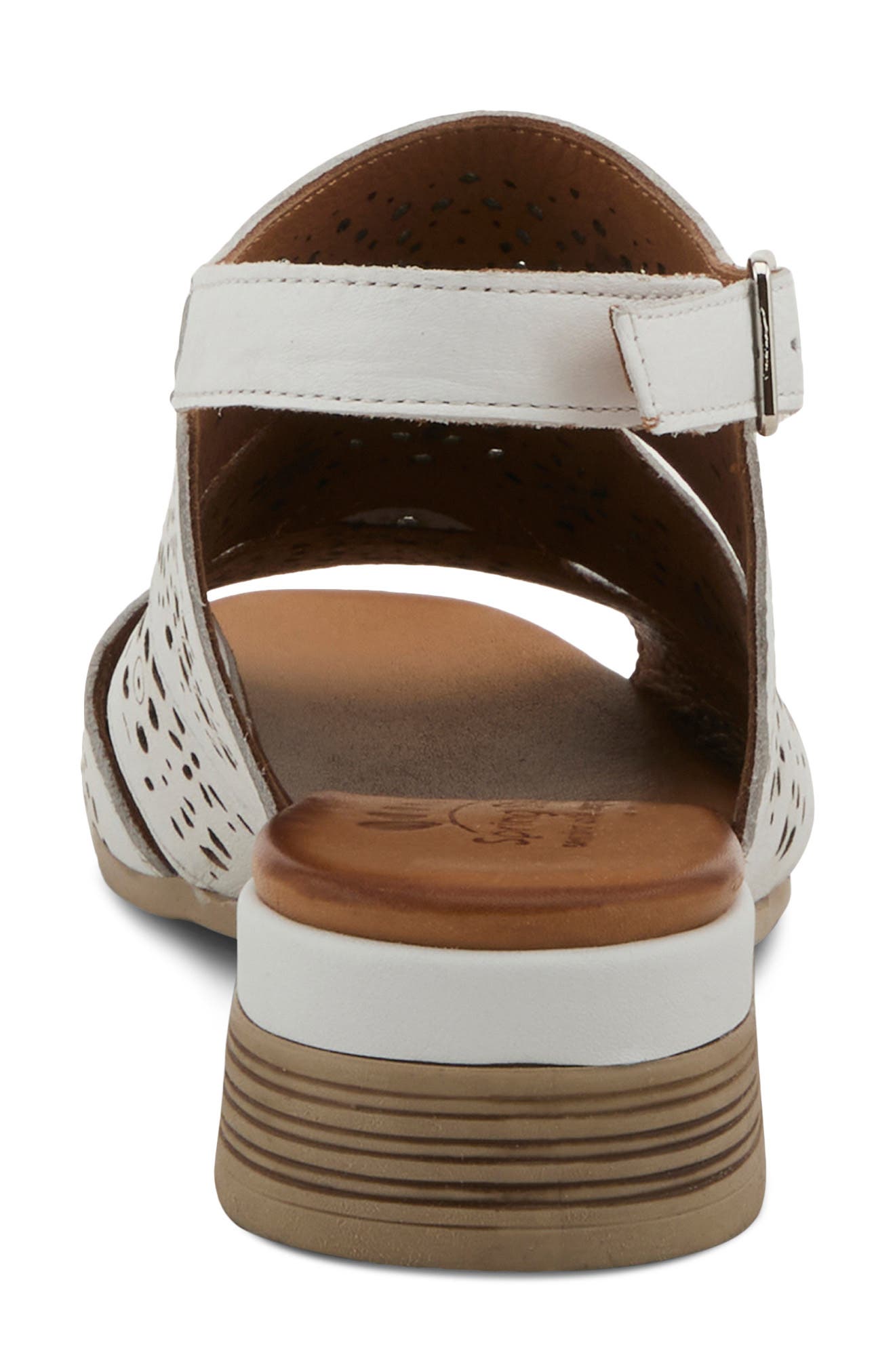 Spring Step Plasma Ankle Strap Sandal, Alternate, color, White