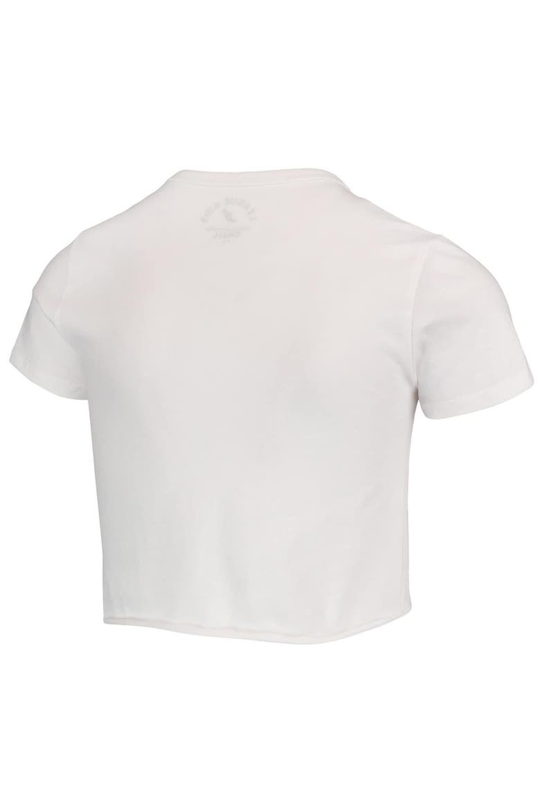 Girls Youth League Collegiate Wear White Oregon Ducks Cropped T-Shirt, Alternate, color, White