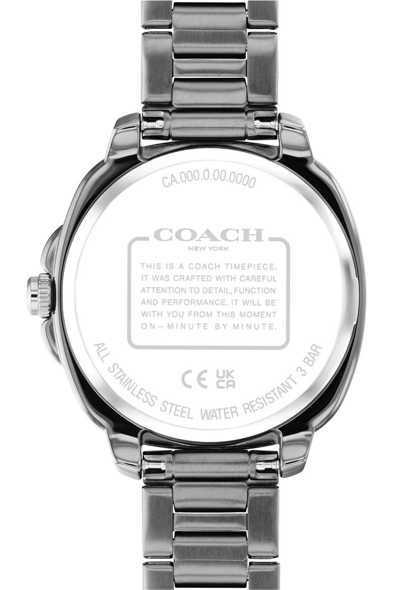 Kitt Bracelet Watch, 34mm, Alternate, color, GREY