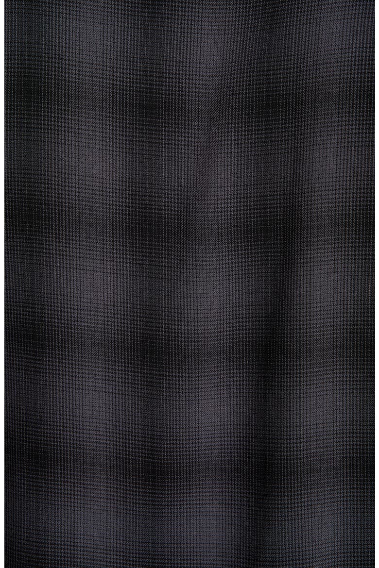Brocation Regular Fit Plaid Button-Up Shirt, Alternate, color, BLACK