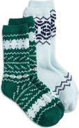 Nordstrom Cozy Assorted 2-Pack Crew Socks