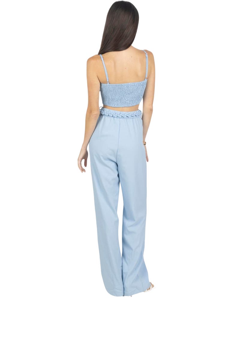 Rosalia Pants and Top Set, Alternate, color, Celeste