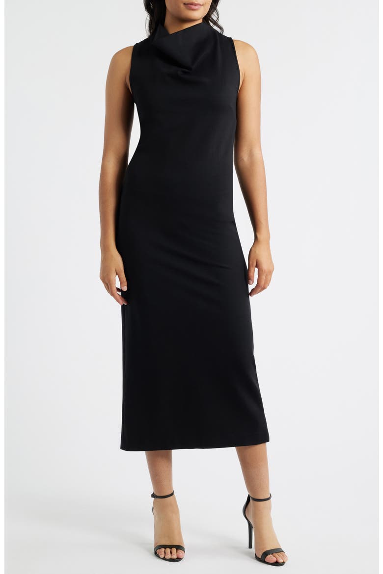 classic sleeveless dress Red classic sleeveless dress