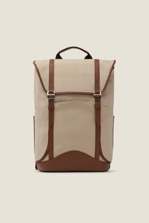 Wings Lightweight Minimalist Herringbone Travel Backpack