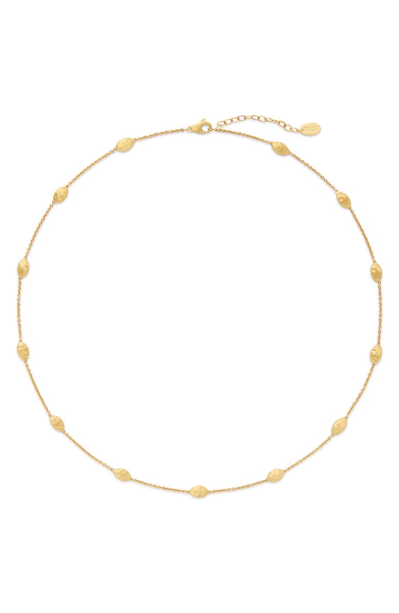 Marco Bicego Siviglia Station Necklace, Main, color, 18K Gold