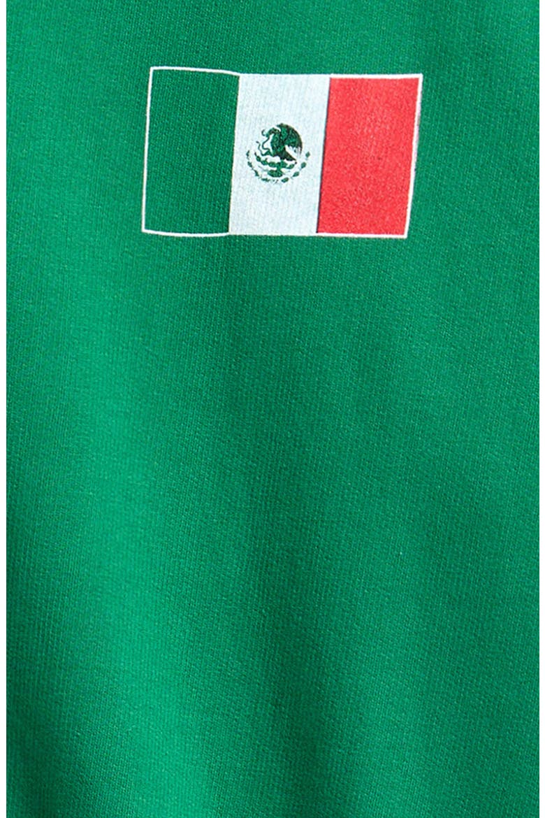 Kids' Mexico Crewneck Sweatshirt, Alternate, color, GREEN