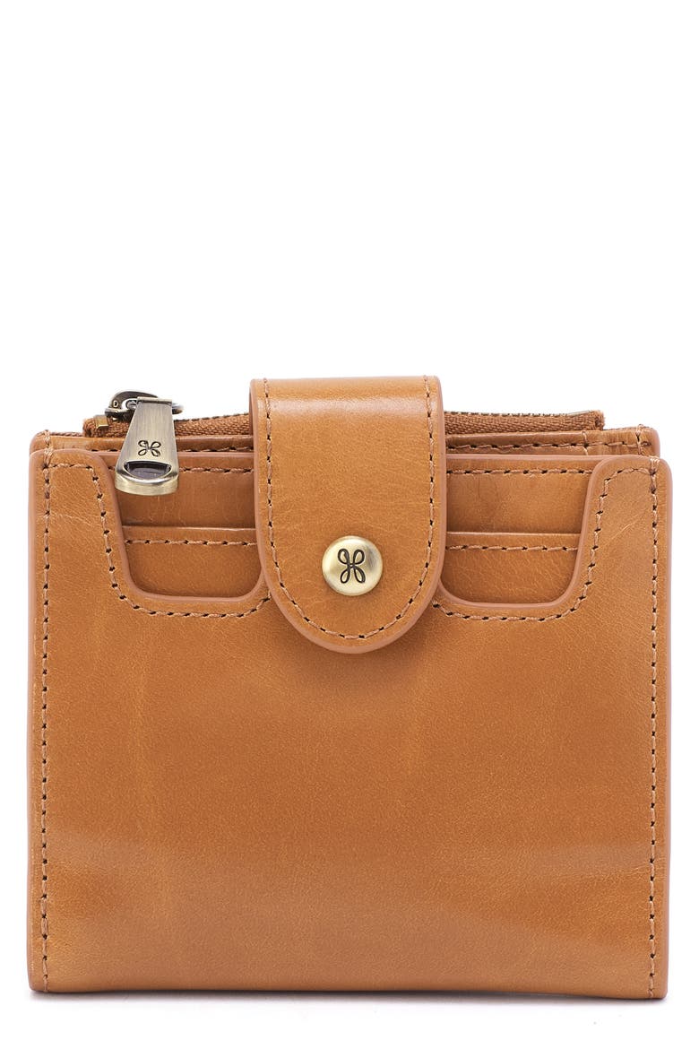 Dunn Leather Compact Wallet, Main, color, NATURAL