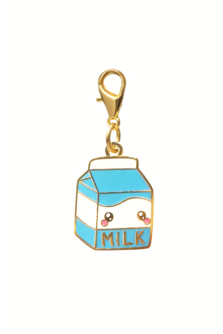 Milk Pet Collar Charm, Main, color, Milk