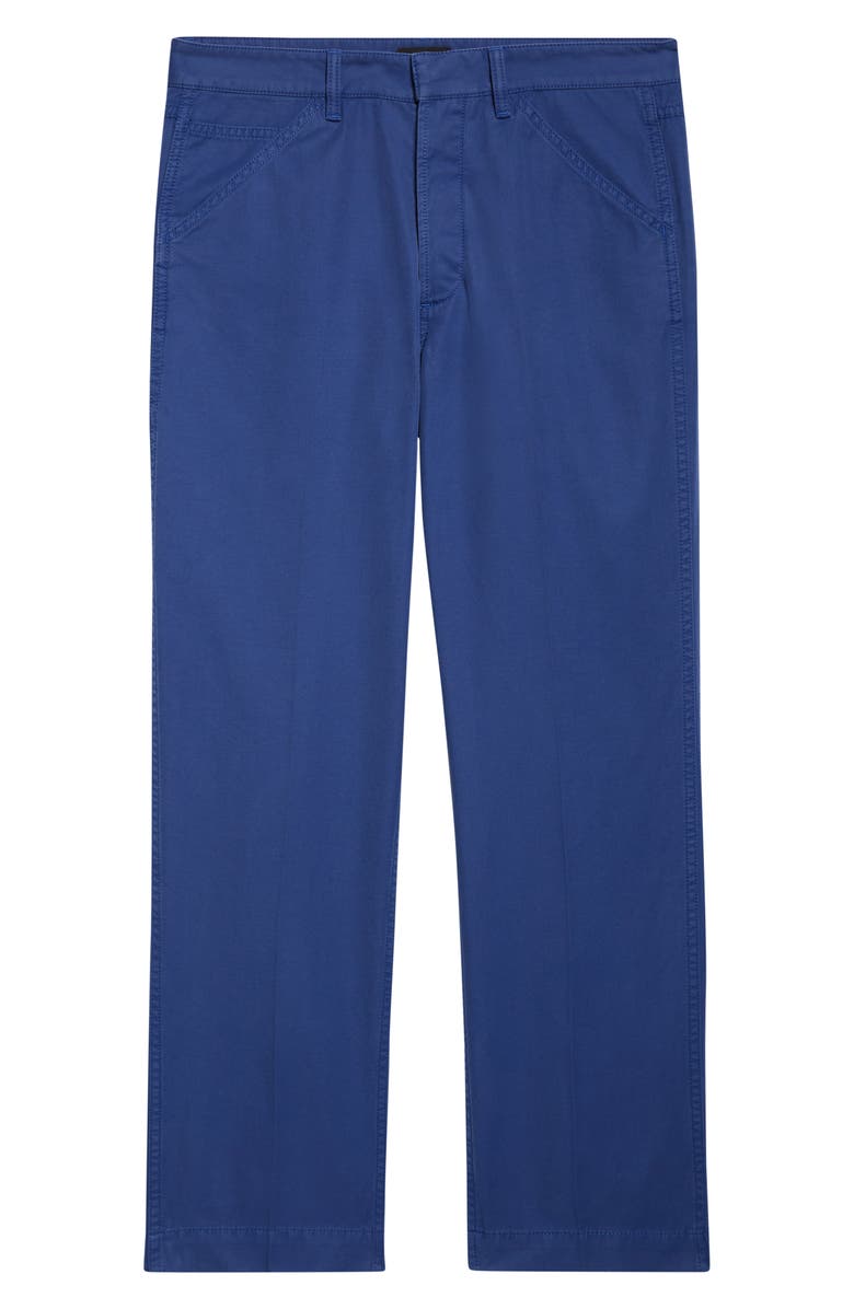 TOM FORD Sanded Light Twill Workwear Pants, Main, color, Prussian Blue