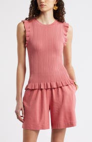Nordstrom Ruffle Sweater Tank