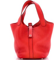 Pre-Owned Hermes Picotin Lock Bag Clemence PM