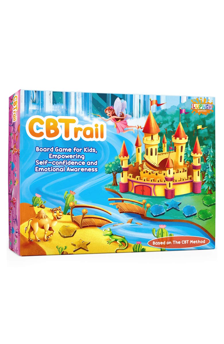 Lupash Games Cbtrail Kids Therapy Board Game, Main, color, 