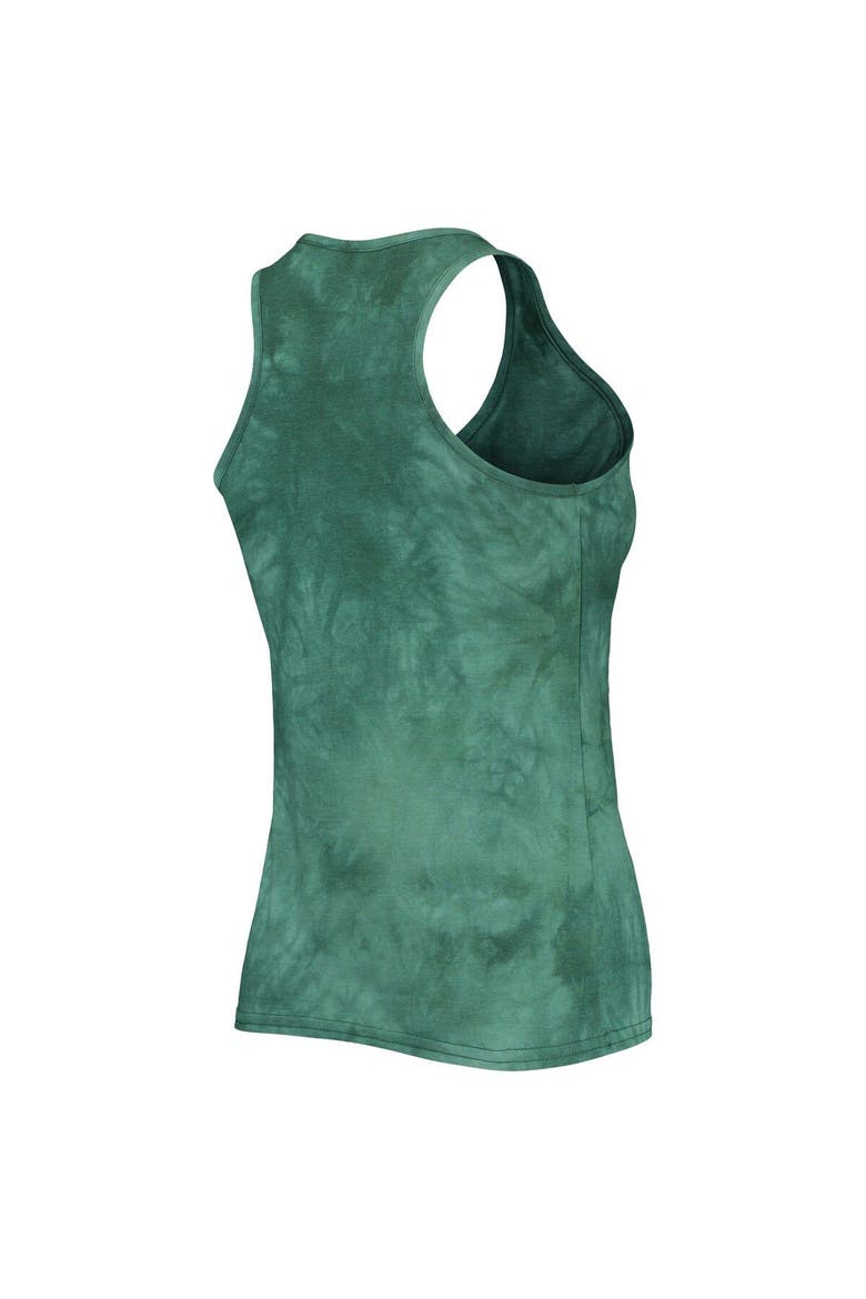 Women's Concepts Sport Green Michigan State Spartans Billboard Tie-Dye Tank Top & Shorts Set, Alternate, color, Green