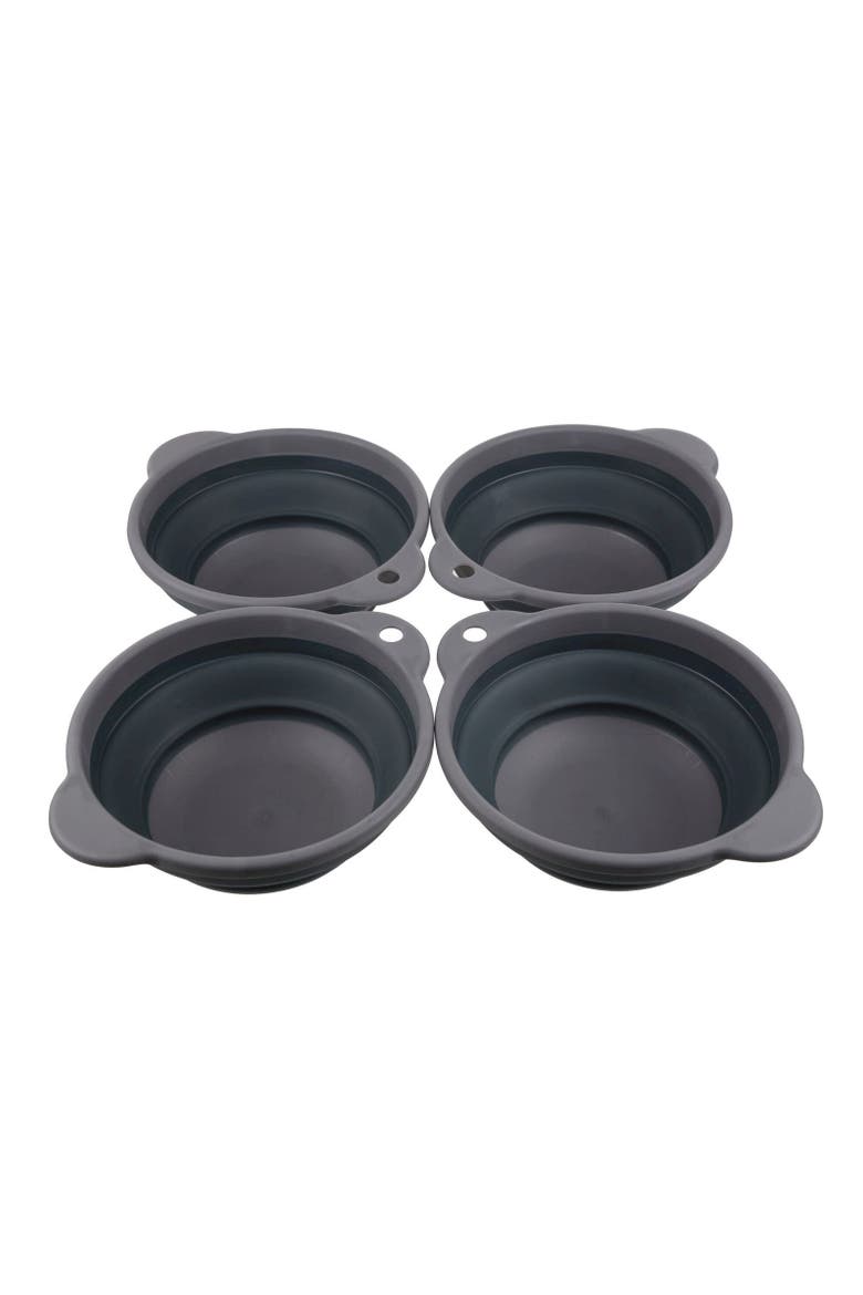 Folding Bowl, Alternate, color, Ebony Grey